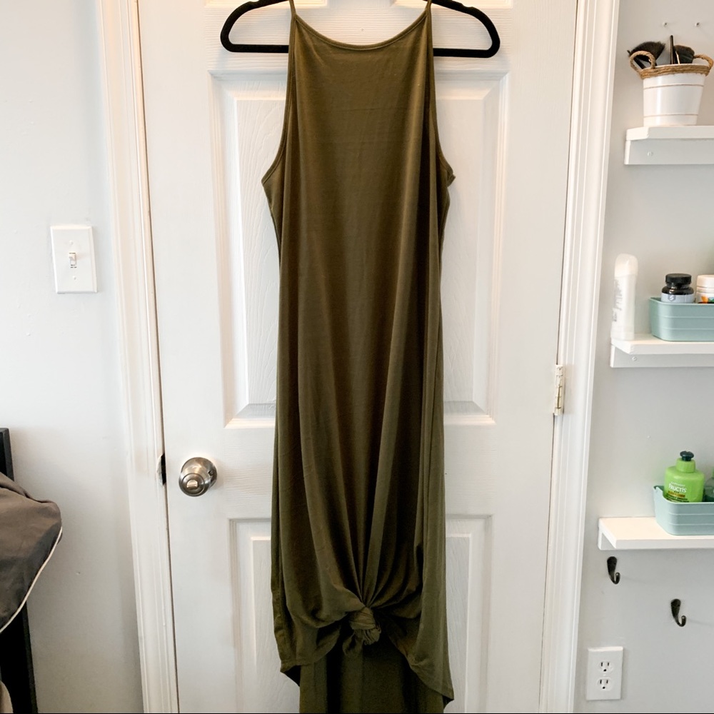 Olive Green Maxi Dress